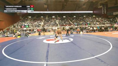 2A-120 lbs Quarterfinal - Bronson Hubbard, Kemmerer vs Gideon Boyd, Lingle-Ft. Laramie/Southeast