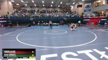 132 lbs Quarterfinal - Ryan Wright, Dallas Highland Park vs Vinnie Allen, Conroe Grand Oaks