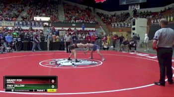 138 lbs Quarterfinal - Trey Dillow, Chanute vs Grady Fox, Augusta