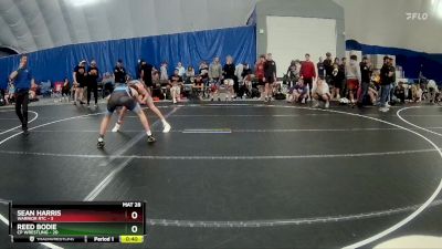 132 lbs Round 7 (8 Team) - Reed Bodie, CP Wrestling vs Sean Harris, Warrior RTC