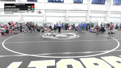 55 lbs 5th Place - Jaxson Love, Team Compound-EL vs Jadon Bockmore, Donahue W.A-EL