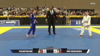 Tyler Matthew Hunt vs Wyatt Nathan Bozarth 2026 IBJJF Jiu-Jitsu CON International