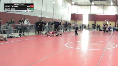 106 lbs Consi Of 8 #1 - Everett Bluman, Doughboy Wrestling Club vs Calvin Quinn, Canton High School