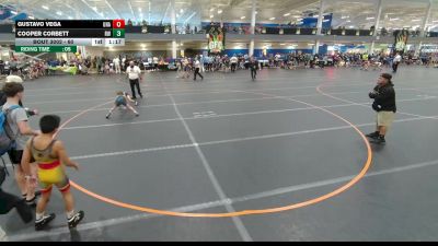 60 lbs Round 1 - Cooper Corbett, Roundtree Wrestling vs Gustavo Vega, Unattached