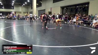 110 lbs Placement (4 Team) - Mileena Notaro, BMM Rodeo vs Mylee Goodwin, TN AAU- Havok