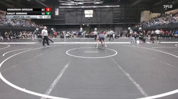 133 lbs Champ. Round 2 - Dailey Jennings, Central Oklahoma vs Johnathon Ortegon, Wayland Baptist (Texas)