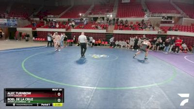 190 lbs 5th And 7th - Alec Turnbow, Lucas Lovejoy vs Roel De La Cruz, Amarillo Caprock