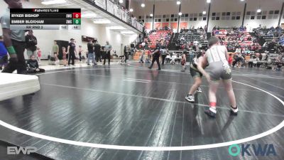 83 lbs Rr Rnd 2 - Ryker Bishop, Salina Wrestling Club vs Ember Bloxham, Salina Wrestling Club