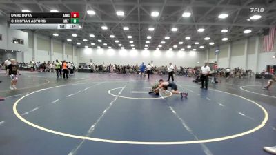 85 lbs Rr Rnd 3 - Dane Bova, All American Wrestling Club Blue - EL vs Christian Astorg, Mat Warriors - EL
