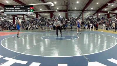 144 lbs Cons. Round 3 - Josiah-Lee Sur-Castillo, Green Valley vs Marshall Miller, Reno