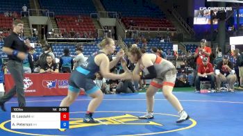180 lbs Rnd Of 16 - Brooke Leedahl, North Dakota vs Ainsley Peterson, Minnesota