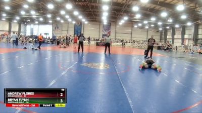 96 lbs Rd# 10- 4:00pm Saturday Final Pool - Andrew Flores, Rough House vs Bryan Flynn, Maryland GOLD