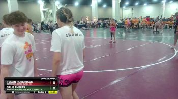 120 lbs Semis & Wb (16 Team) - Tegan Robertson, Team Iowa Beach Bums vs Saije Phelps, Nebraska Wonder Women (A Team)