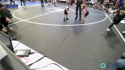 45 lbs Consi Of 8 #1 - Huxley Perry, Blackwell Wrestling Club vs Nathan Ussrey Jr., Catoosa Youth Wrestling