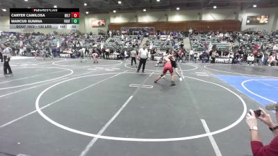 132 lbs 5th Place - Carter Camilosa, Delta Wrestling Club vs Marcus Gumina, Foothill