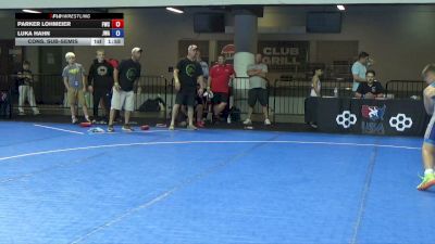 117 lbs Cons. Sub-semis - Parker Lohmeier, Fusion Wrestling Club vs Luka Hahn, Jackrabbit Wrestling Academy