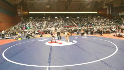2A-113 lbs Quarterfinal - Cade Thompson, Cokeville vs Tate Zeller, Saratoga