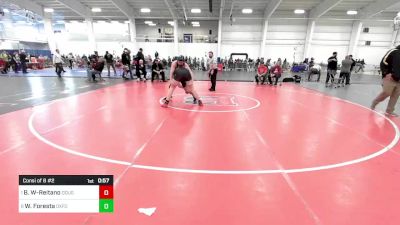 215 lbs Consi Of 8 #2 - Brian Waller-Reitano, Doughboys WC vs Will Foresta, Oxford Hills ME