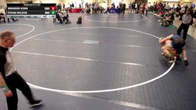 16U - 150 lbs 5th Place Match - Brenden Kobs, Chatfield Wrestling vs Ethan Nelson, Minnesota