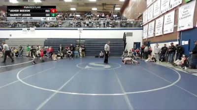 66 lbs Semifinal - Asher Beeson, Middleton Wrestling Club vs Barrett Johns, Bulldog Wrestling Club