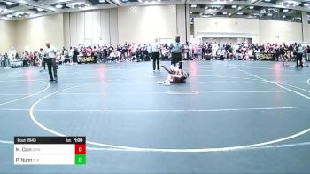 65 lbs Semifinal - Mikael Cain, Grindhouse WC vs Princeton Nunn, Elk Grove Wr Acd