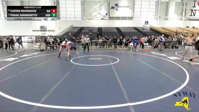 190 lbs Cons. Round 5 - Frank DiBenedetto, Long Beach Gladiators Wrestling vs Carter Bourgeois, Club Not Listed