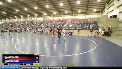 77 lbs Cons. Round 4 - Isaiah Toledo, WA vs Jacob Naylor, MD