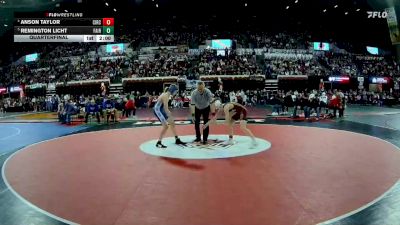 Quarterfinal - Remington Licht, Fairfield/Power vs Anson Taylor, Circle