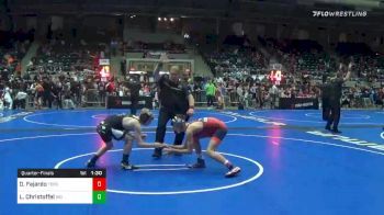 110 lbs Quarterfinal - David Fajardo, Toss Em Up vs Logan Christoffel, Big Game WC