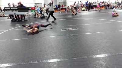 80 lbs Round 4 (6 Team) - Asher Watson, Backyard Brawlers vs Jackson Bolen, BS Wrestling