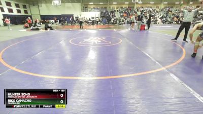 165 lbs Cons. Round 2 - Riko Camacho, Fontbonne vs Hunter Song, Missouri Baptist University