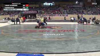 190 lbs Champ. Round 1 - Grant Schnieder, Madison Southern vs Kaiden Boyd, North Hardin