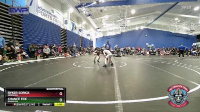 58 lbs Quarterfinal - Chance Eck, Brawlers vs Ryker Sorick, Nebraska