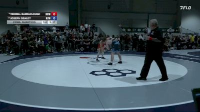 74 kg Cons. Quarters - Terrell Barraclough, Brunson UVRTC/ Titan Mercury Wrestling Club vs Joseph Sealey, NLWC/TMWC
