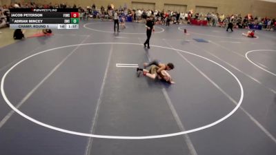 16U - 113 lbs Champ. Round 1 - Jacob Peterson, Flat Earth Wrestling Club vs Adrian Mincey, Simley Wrestling Club