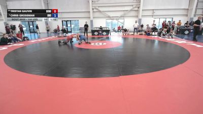 144 lbs 3rd Place Match - Tristan Gauvin, Bear Cave Wrestling Club vs Chris Grossman, Billings Wrestling Club