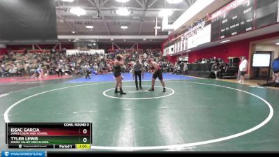 217 lbs Cons. Round 3 - Issac Garcia, James Logan High School vs Tyler Lewis, Hoopa Valley High School