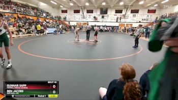 98 lbs Champ. Round 1 - Ben Jacobs, Greybull MS vs Gunnar Sapp, Powell Middle School