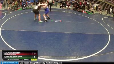 5th Place Match - Kenzlee Gavilanez, Fremont Wrestling Club vs Aaliyah Johnson, Cimarron Bad Boys