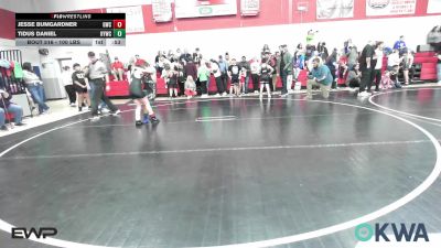 100 lbs Rr Rnd 2 - Jesse BUMGARDNER, Gravette Wrestling Club vs Tidus Daniel, Hilldale Youth Wrestling Club