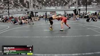 215 lbs Round 7 (8 Team) - Kaiden Patton, Ohio Gold vs Ben Graziosi, GPS Red