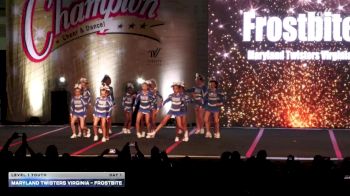 Maryland Twisters Virginia - Frostbite [2025 L1 Youth Day 1] 2025 Champion Cheer and Dance Grand Nationals