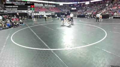 D3-175 lbs Champ. Round 1 - Nolan Hanke, Lancaster vs Carter Soltis, Ladysmith