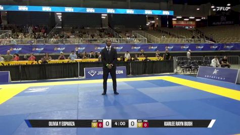 Olivia Y Esparza vs Karlee Rayn Bush 2026 Pan Kids Jiu-Jitsu IBJJF Championship