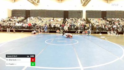 115-H lbs Consi Of 16 #1 - Ryan Sherlock, Red Devil Wrestling Club vs Chris Frank, Olympic