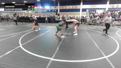 190 lbs Round Of 64 - Aiden Byrd, Riverside Rascal vs Olukolade Gbadebo, No Mercy WC