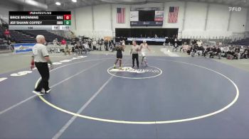 190 lbs Finals (4 Team) - Brice Browning, Miller Place High Sch vs Jer`Shawn Coffey, Shoreham Wading River HS