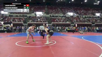 250 lbs Cons. Round 1 - Jason Brooks, Cascade Little Guy vs Jackson Moreau, Bonneville Wrestling