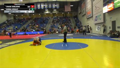 133 lbs Cons. Semi - Chase DeBlaere, Oregon State vs Bubba Wright, Air Force