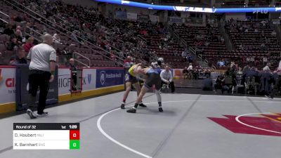 160 lbs Round Of 32 - Danny Haubert, Palisades vs Kaden Barnhart, River Valley